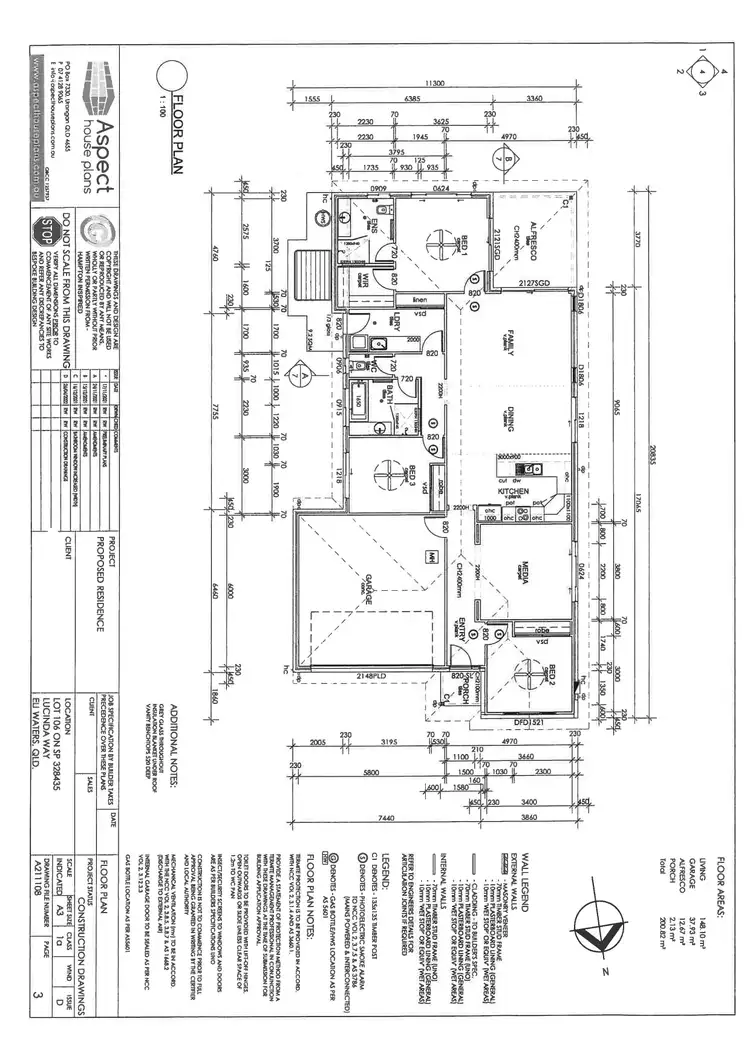 Floorplan of Homely house listing, 4 Lucinda Way, Eli Waters QLD 4655