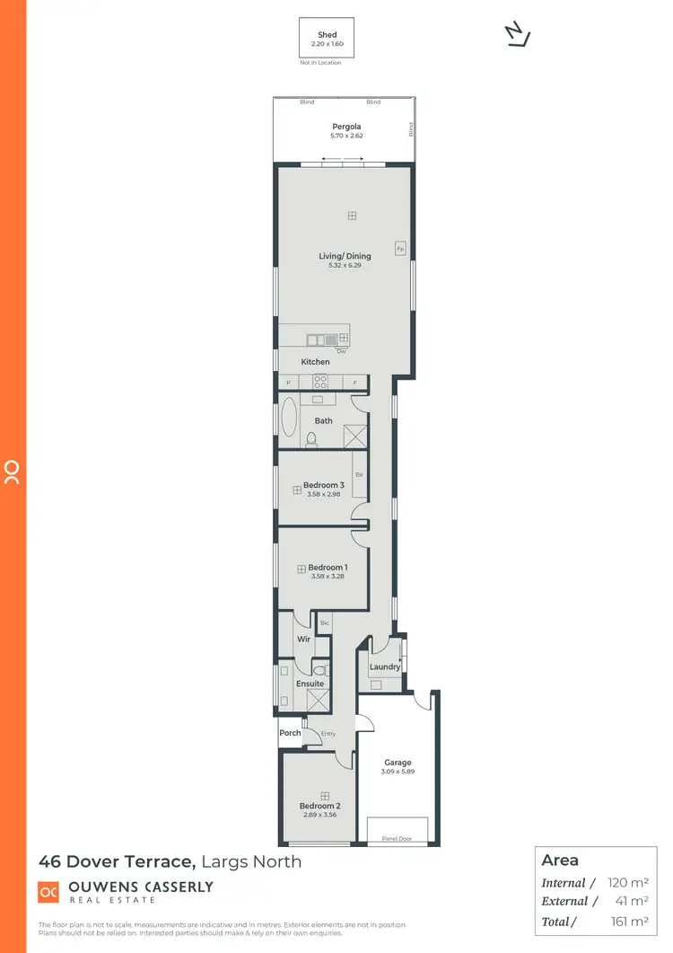 Floorplan of Homely house listing, 46a Dover Terrace, Largs North SA 5016