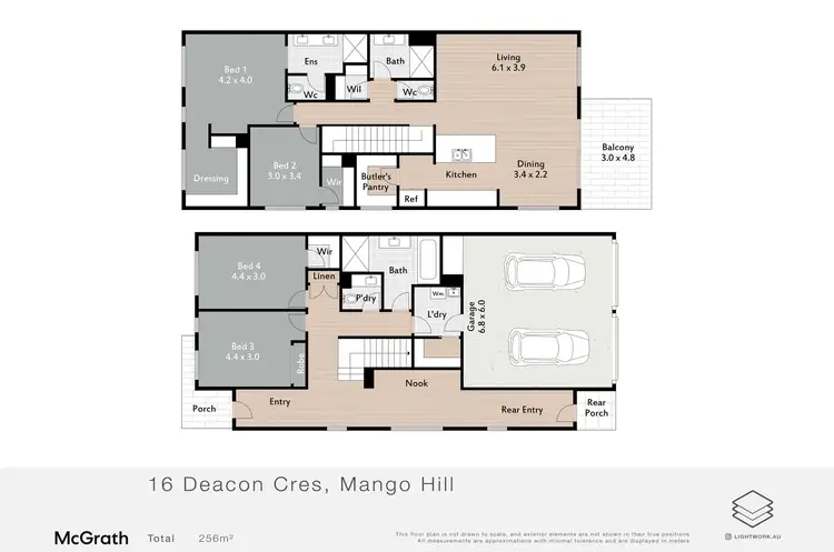 Floorplan of Homely house listing, 16 Deacon Crescent, Mango Hill QLD 4509
