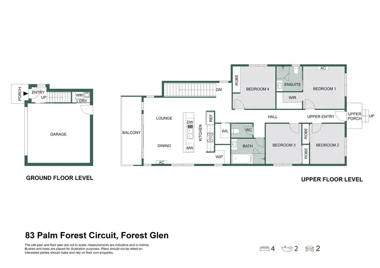 Floorplan of Homely house listing, 83 Palm Forest Circuit, Forest Glen QLD 4556