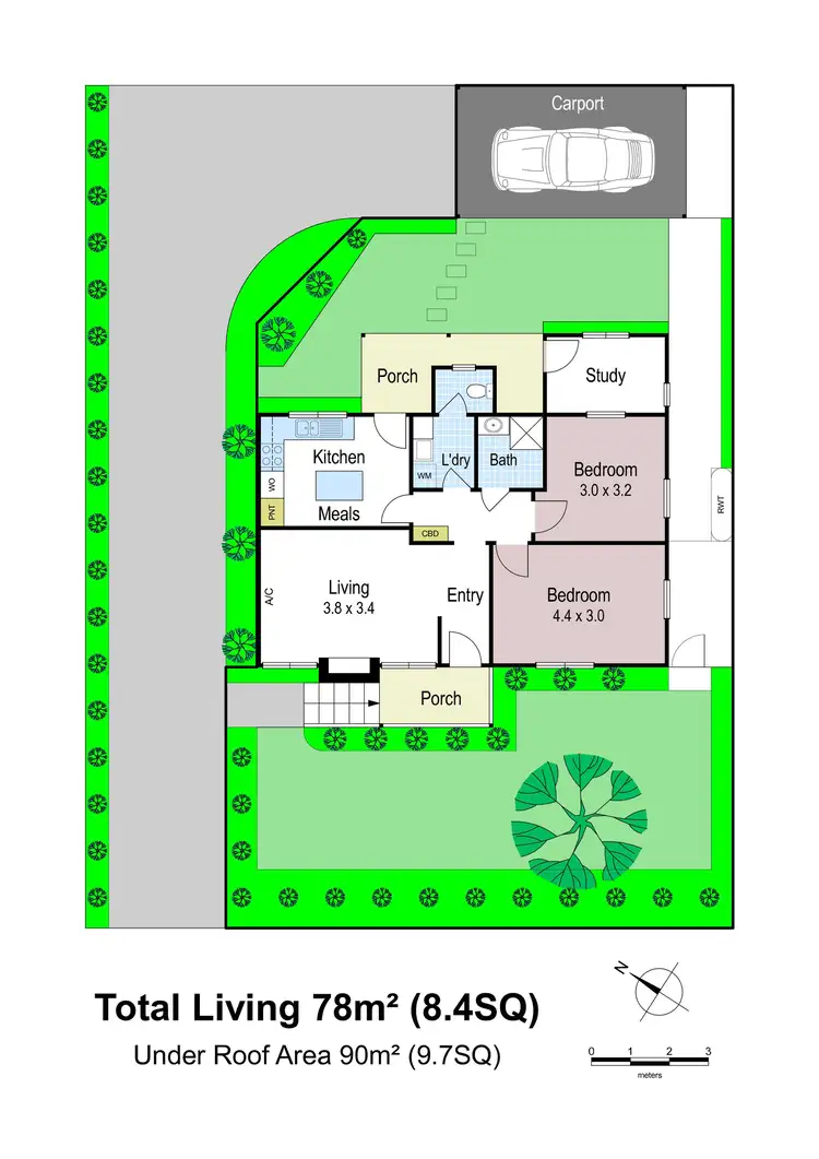 Floorplan of Homely house listing, 1/45 Church Street, Drouin VIC 3818
