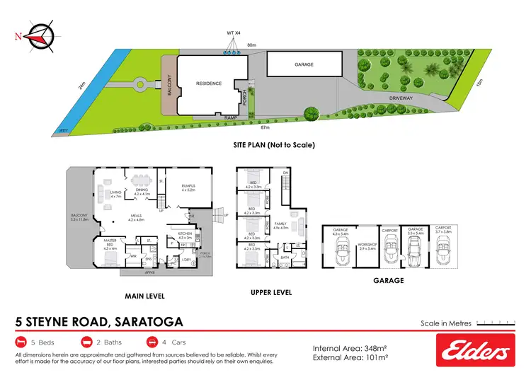 Floorplan of Homely house listing, 5 Steyne Road, Saratoga NSW 2251