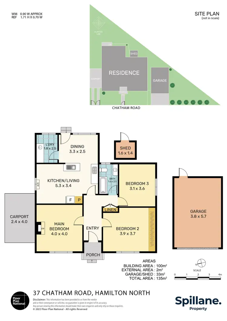Floorplan of Homely house listing, 37 Chatham Road, Hamilton North NSW 2292