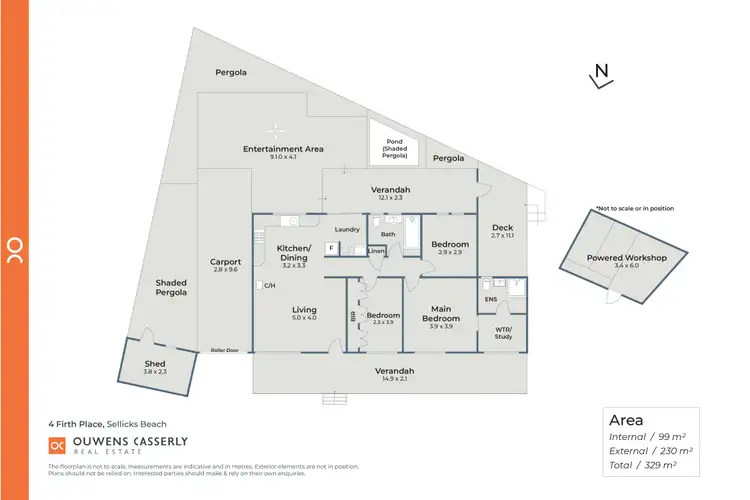 Floorplan of Homely house listing, 4 Firth Place, Sellicks Beach SA 5174