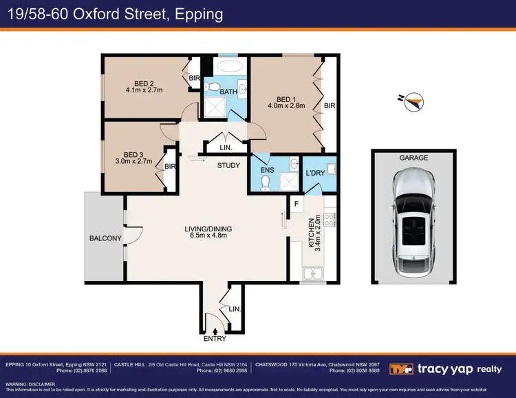 Floorplan of Homely unit listing, 19/58-60 Oxford Street, Epping NSW 2121