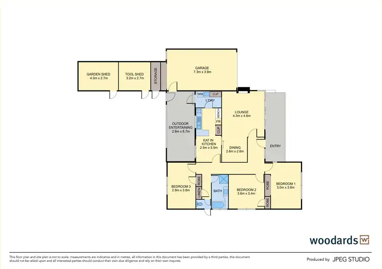 Floorplan of Homely house listing, 27 Clunes Avenue, Dallas VIC 3047