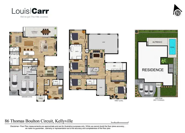 Floorplan of Homely house listing, 86 Thomas Boulton Circuit, Kellyville NSW 2155
