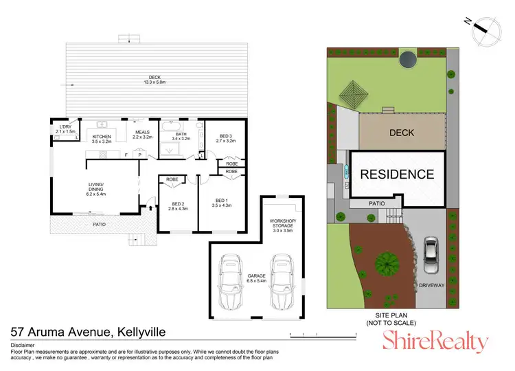 Floorplan of Homely house listing, 57 Aruma Avenue, Kellyville NSW 2155
