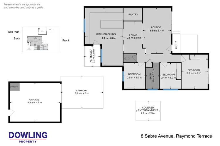 Floorplan of Homely house listing, 8 Sabre Avenue, Raymond Terrace NSW 2324