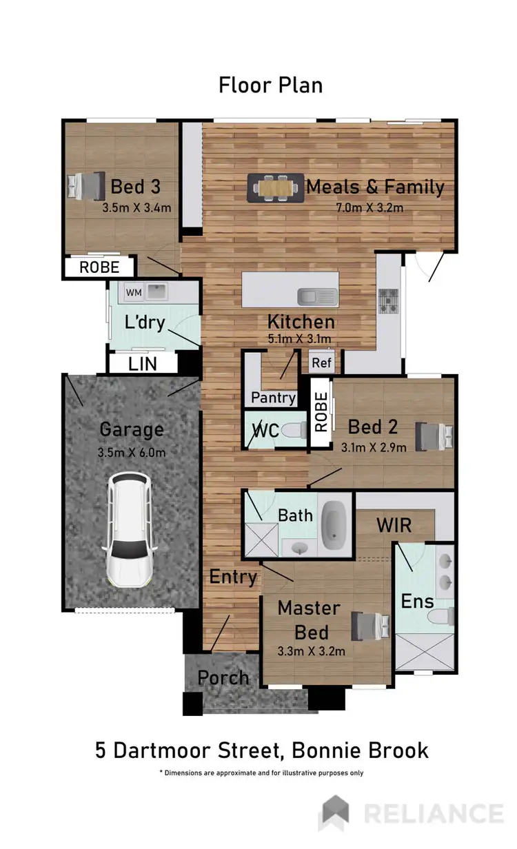 Floorplan of Homely house listing, 5 Dartmoore Street, Bonnie Brook VIC 3335