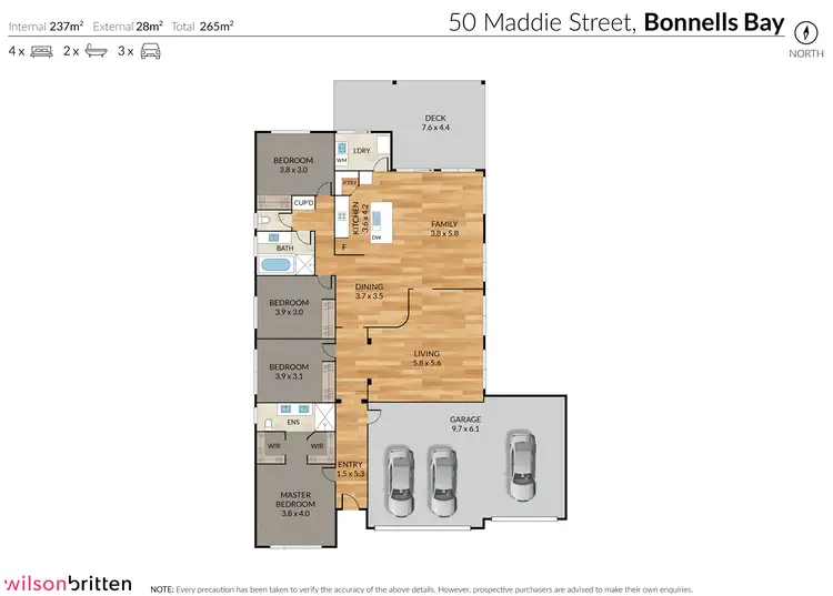 Floorplan of Homely house listing, 50 Maddie Street, Bonnells Bay NSW 2264