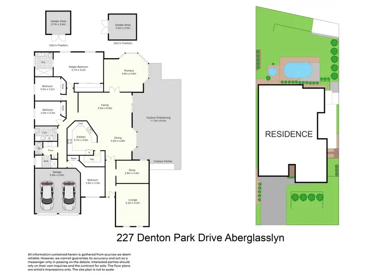 Floorplan of Homely house listing, 227 Denton Park Drive, Aberglasslyn NSW 2320