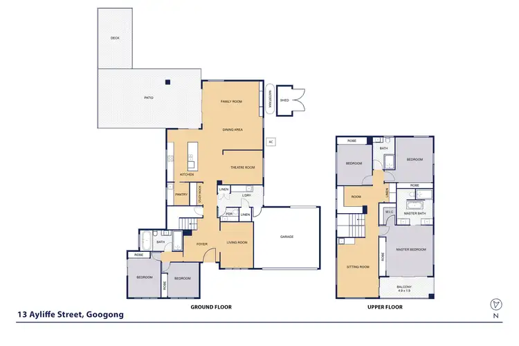 Floorplan of Homely house listing, 13 Ayliffe Street, Googong NSW 2620