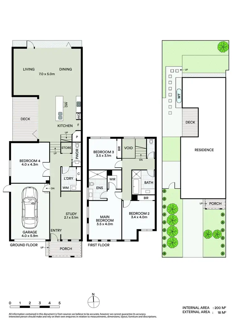 Floorplan of Homely townhouse listing, 32A Stanton Street, Doncaster VIC 3108