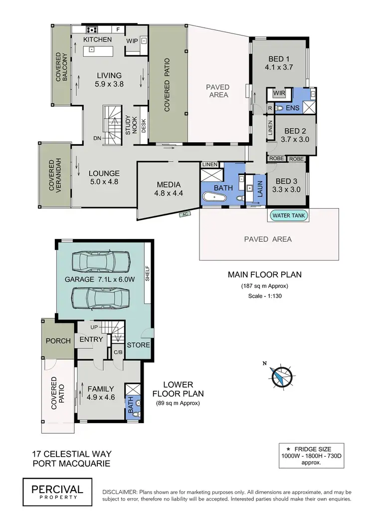 Floorplan of Homely house listing, 17 Celestial Way, Port Macquarie NSW 2444