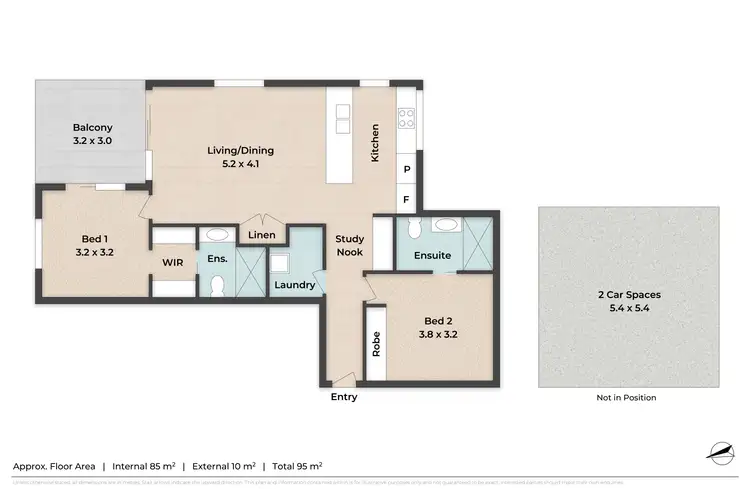 Floorplan of Homely unit listing, 308/111 Kates Street, Morningside QLD 4170