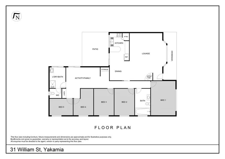 Floorplan of Homely house listing, 31 William Street, Yakamia WA 6330