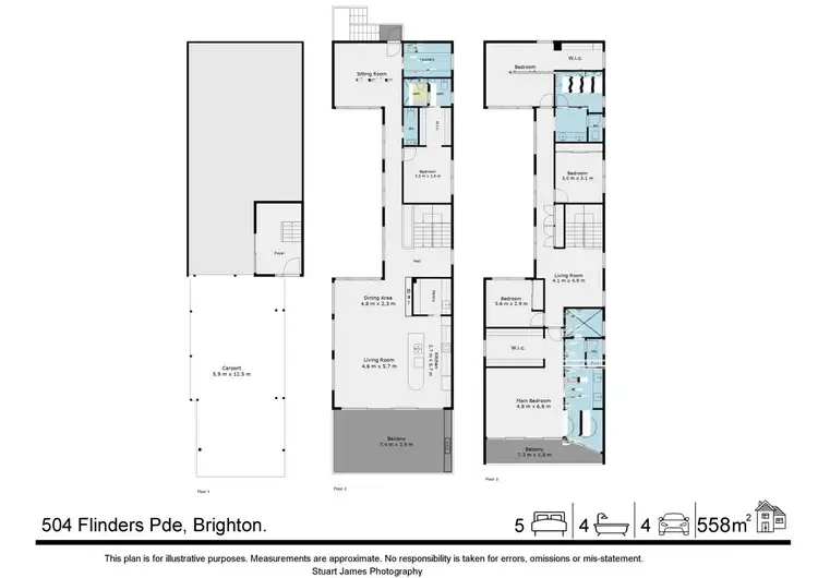 Floorplan of Homely house listing, 504 Flinders Parade, Brighton QLD 4017