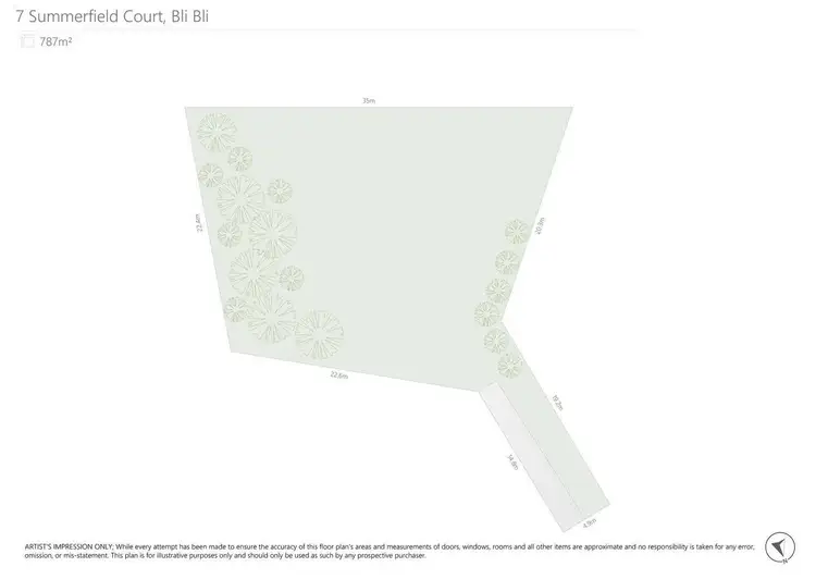 Floorplan of Homely land listing, 7 Summerfield Court, Bli Bli QLD 4560