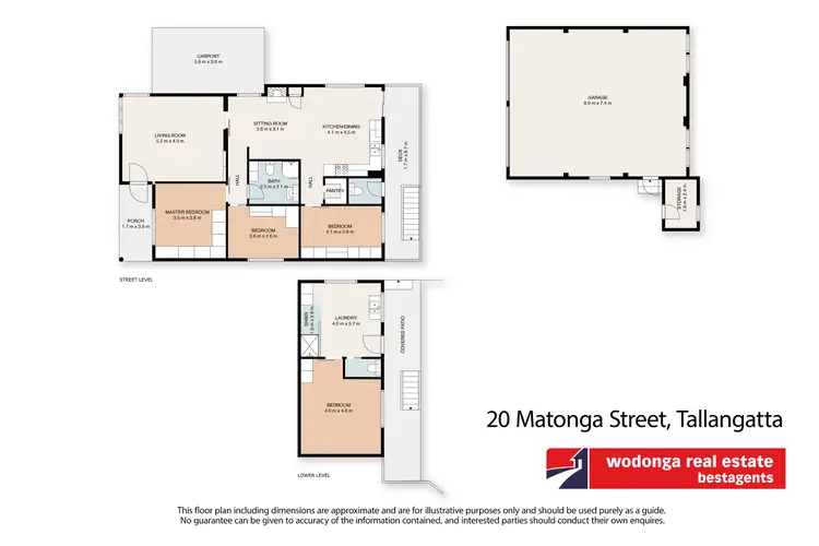 Floorplan of Homely house listing, 20 Matonga Street, Tallangatta VIC 3700