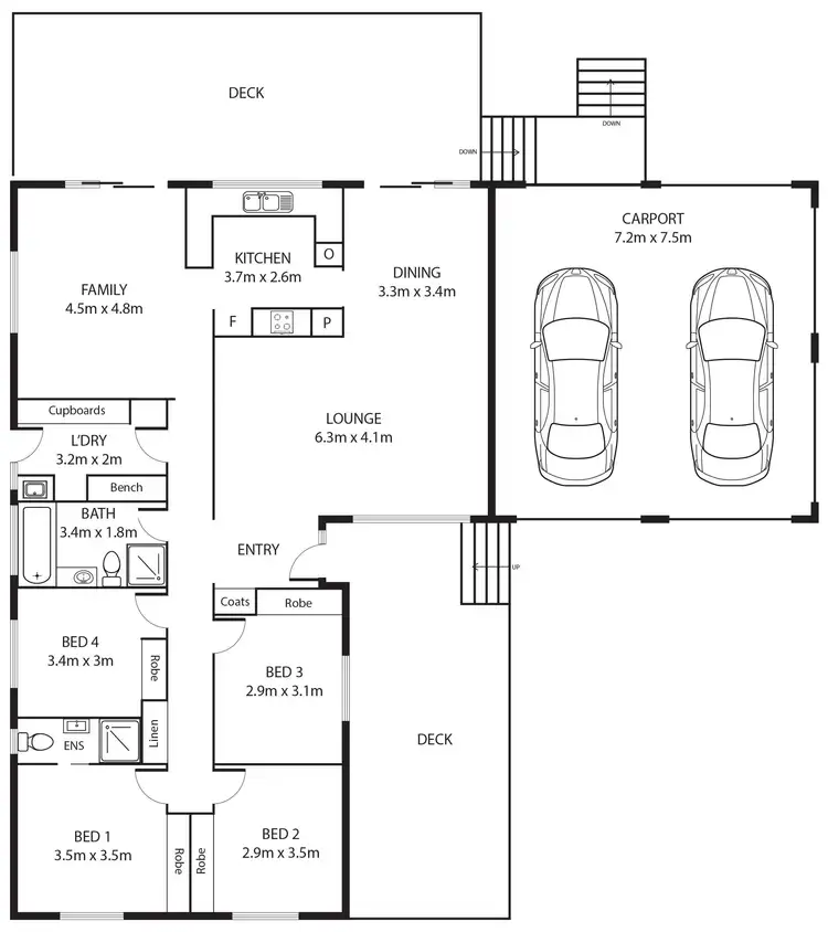 Floorplan of Homely house listing, 25 Cruikshank Street, Wanniassa ACT 2903
