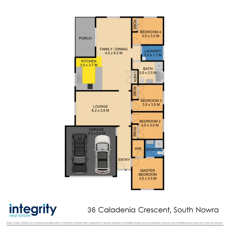 Floorplan of Homely house listing, 36 Caladenia Crescent, South Nowra NSW 2541
