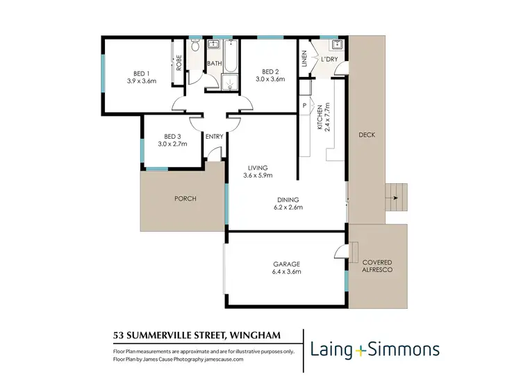 Floorplan of Homely house listing, 53 Summerville Street, Wingham NSW 2429