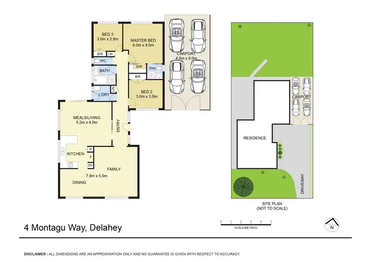 Floorplan of Homely house listing, 4 Montagu Way, Delahey VIC 3037