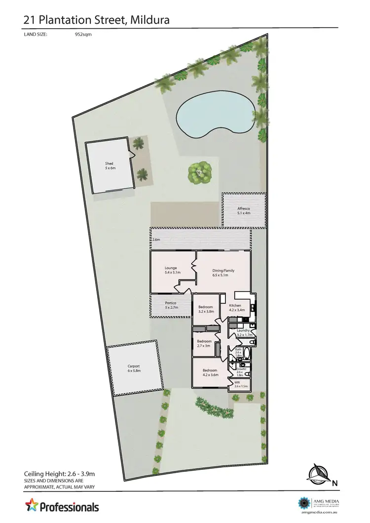 Floorplan of Homely house listing, 21 Plantation Street, Mildura VIC 3500