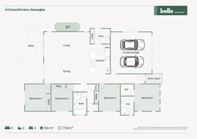 Floorplan of Homely house listing, 44 Coochin Avenue, Narangba QLD 4504