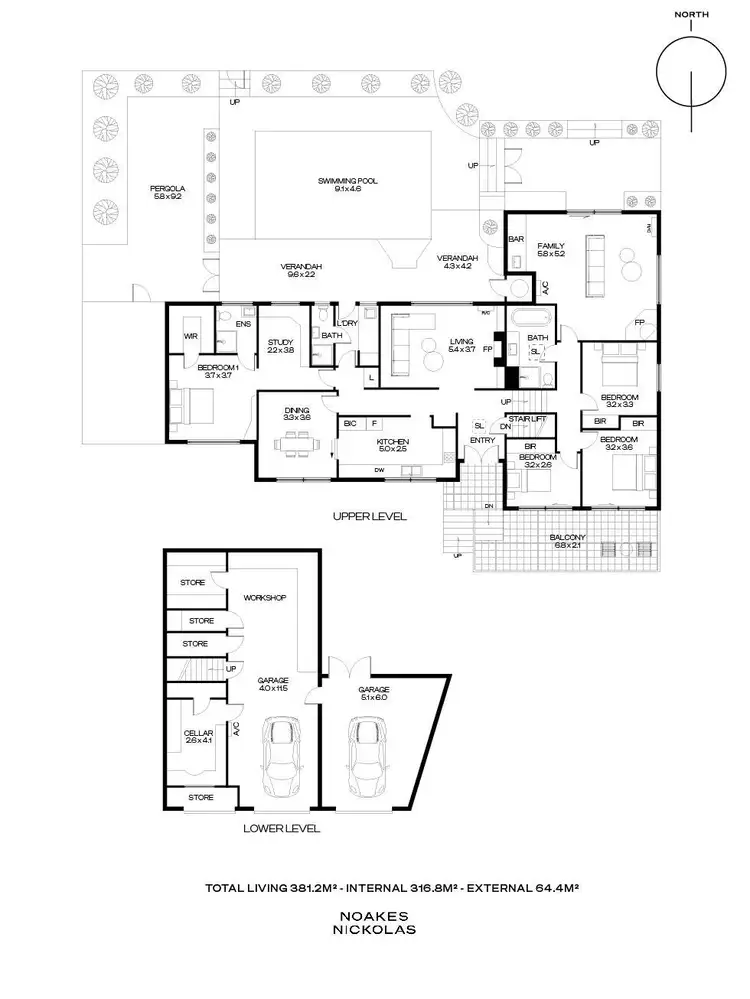 Floorplan of Homely house listing, 19 Nicolle Drive, Coromandel Valley SA 5051