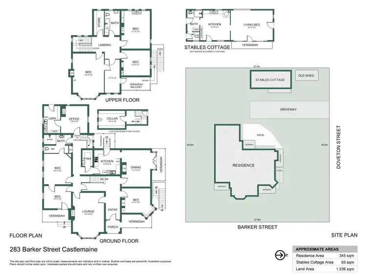 Floorplan of Homely house listing, 283 Barker Street, Castlemaine VIC 3450