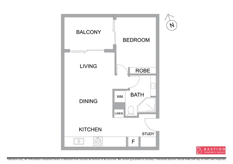 Floorplan of Homely apartment listing, 23/21 Battye Street, Bruce ACT 2617