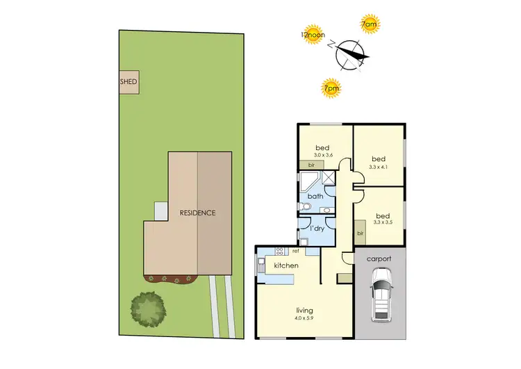Floorplan of Homely house listing, 29 Wirilda Crescent, Frankston North VIC 3200