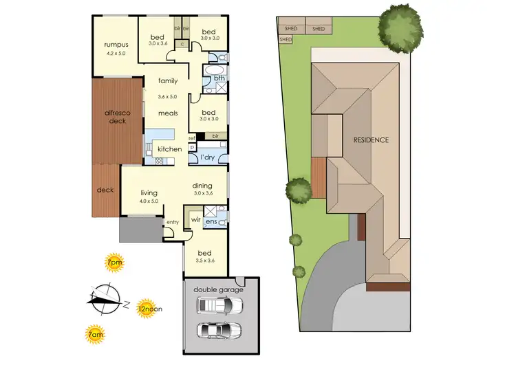 Floorplan of Homely house listing, 8 Buckingham Place, Frankston South VIC 3199