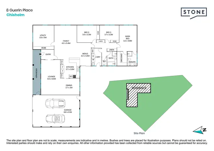 Floorplan of Homely house listing, 8 Guerin Place, Chisholm ACT 2905