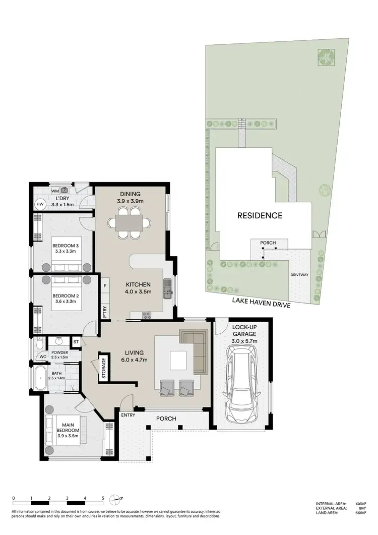 Floorplan of Homely house listing, 106 Lake Haven Drive, Lake Haven NSW 2263