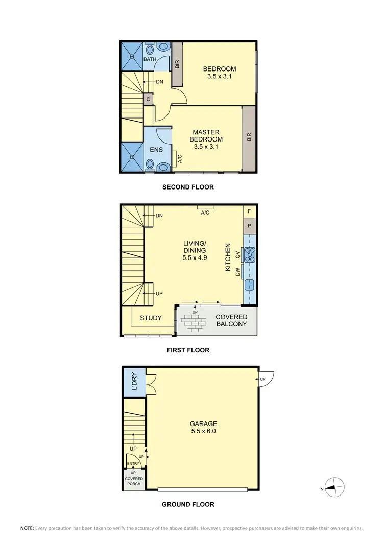 Floorplan of Homely townhouse listing, 7 Mainridge Vista, Keilor East VIC 3033