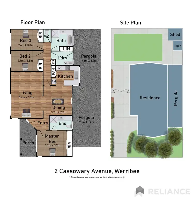 Floorplan of Homely house listing, 2 Cassowary Avenue, Werribee VIC 3030