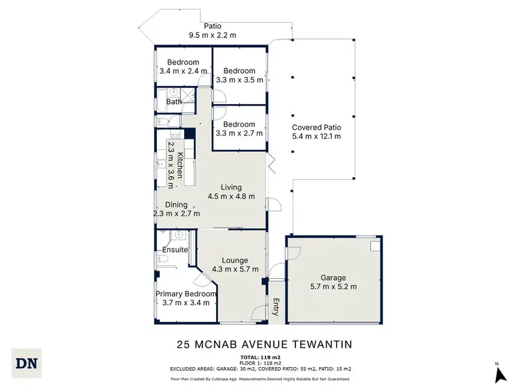 Floorplan of Homely house listing, 25 McNab Avenue, Tewantin QLD 4565