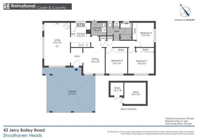Floorplan of Homely house listing, 42 Jerry Bailey Road, Shoalhaven Heads NSW 2535