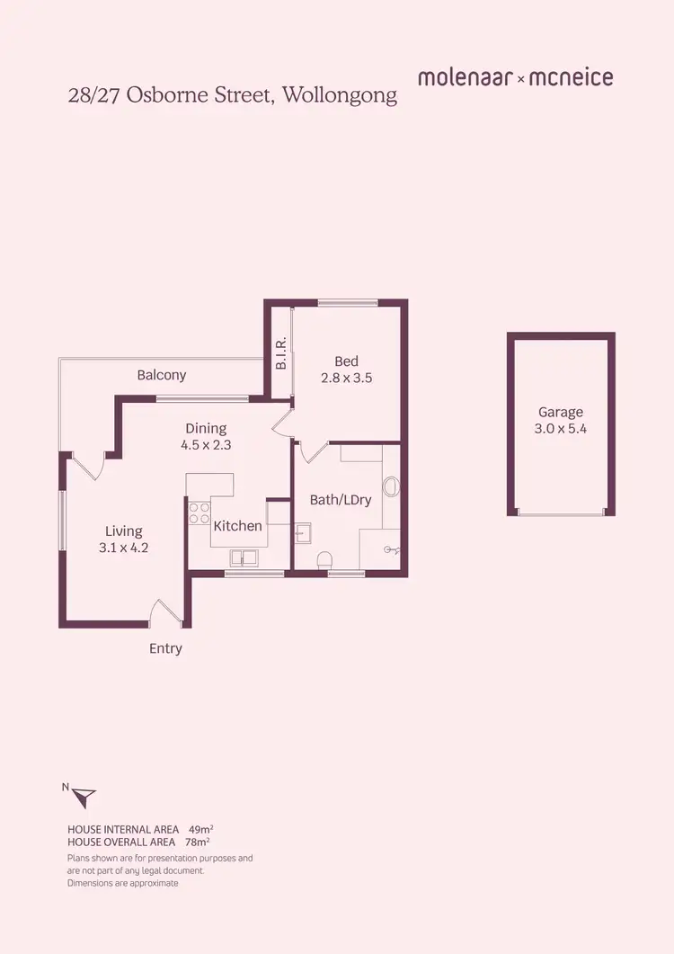 Floorplan of Homely unit listing, 28/27 Osborne Street, Wollongong NSW 2500