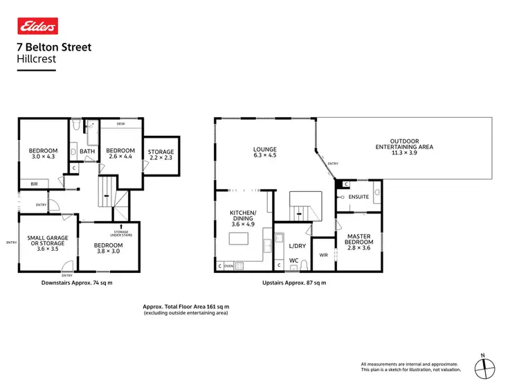 Floorplan of Homely house listing, 7 Belton Street, Hillcrest TAS 7320