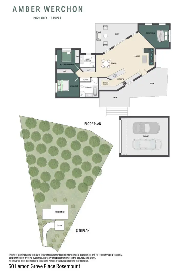 Floorplan of Homely house listing, 50 Lemon Grove Place, Rosemount QLD 4560