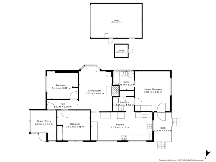 Floorplan of Homely house listing, 35 Watsons Road, Kinglake West VIC 3757