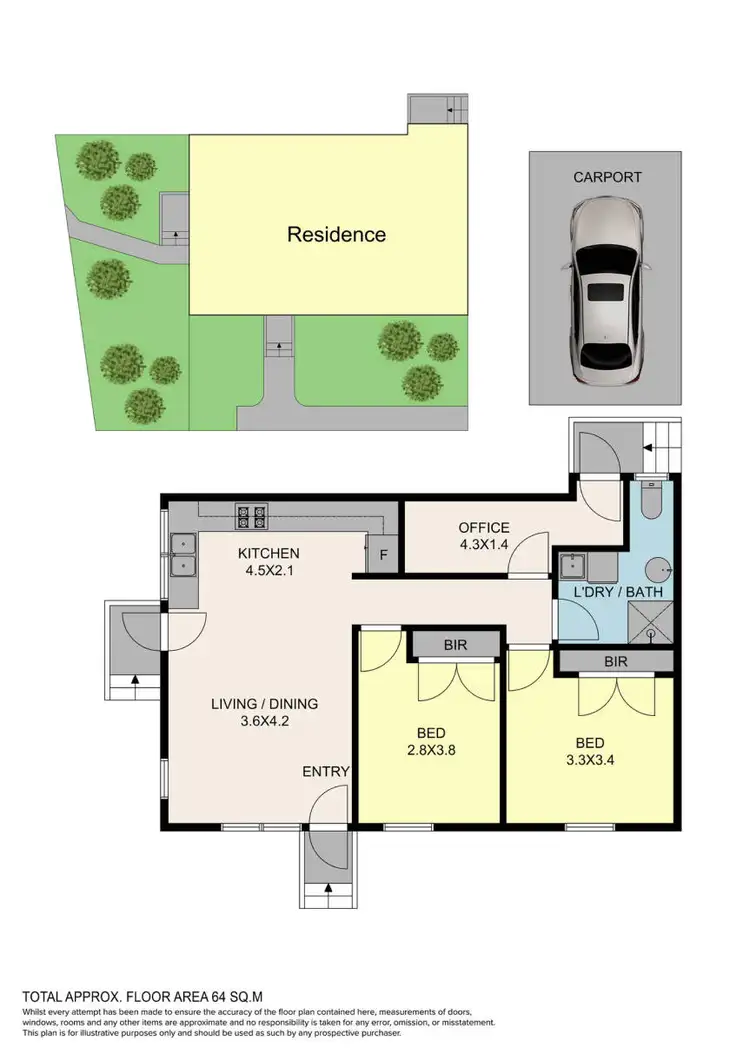 Floorplan of Homely unit listing, 4/57 Mount View Parade, Croydon VIC 3136