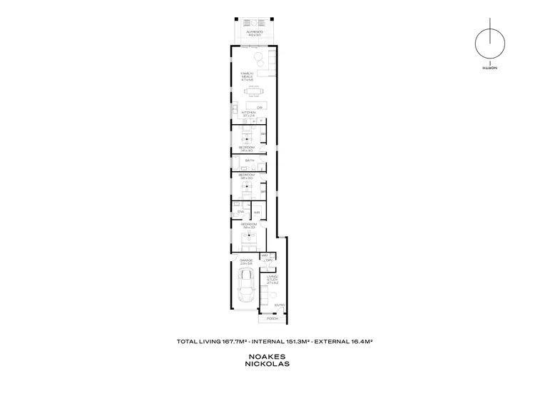 Floorplan of Homely house listing, 69 Wallala Avenue, Park Holme SA 5043