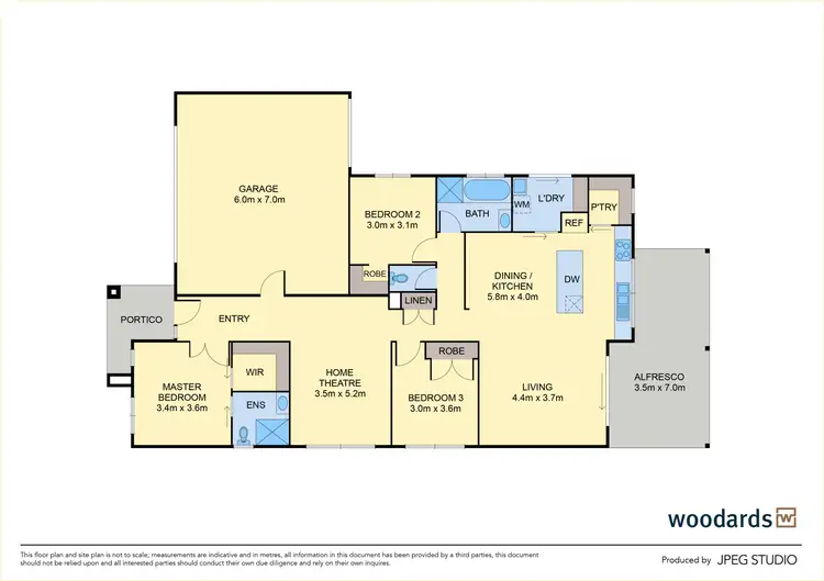 Floorplan of Homely house listing, 21 Barwick Road, Sunbury VIC 3429