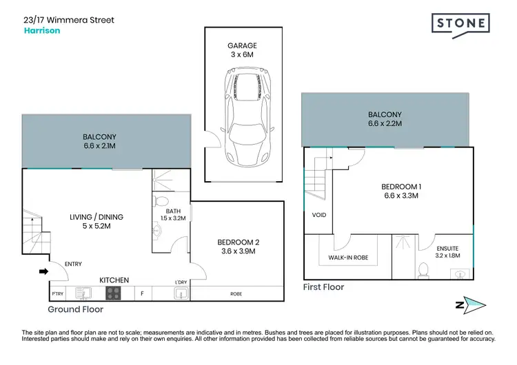 Floorplan of Homely apartment listing, 23/17 Wimmera Street, Harrison ACT 2914