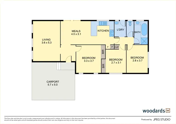 Floorplan of Homely house listing, 16 Fraser Court, Sunbury VIC 3429